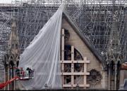 عکس/ آغاز بازسازی کلیسای نوتردام فرانسه