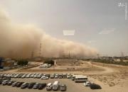 عکس/ لحظه وقوع طوفان شن در کویت