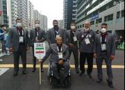 عکس/ نمایندگان کشورمان در مسیر مراسم افتتاحیه پارالمپیک