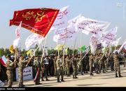 عکس/ اجتماع ۱۵ هزار نفری بسیجیان در خوزستان