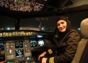 روایت خلبان زن از تشویق مسافران