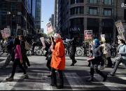 فیلم/ موسیقی‌دانان آمریکایی در جمع معترضان
