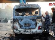 وقوع ۲ انفجار در مسیر حرکت اتوبوس نظامی در «دمشق»/ ۱۳ کشته و ۳ زخمی +عکس و فیلم