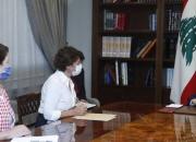 دیدار سفرای آمریکا و فرانسه با رئیس جمهور لبنان
