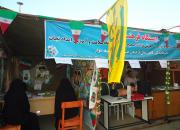 برپایی ایستگاه فرهنگی و نمایشگاه کتاب به مناسبت هفته دفاع مقدس در بیله سوار