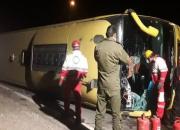 واژگونی اتوبوس اسکانیا در لرستان
