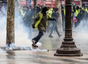  صف‎آرایی دولت پاریس علیه جلیقه‌زردها