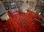 عکس/ برگزاری اولین نماز جمعه در ترکیه