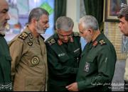عکس/ حضور حاج‌قاسم در مراسم تجلیل از خانواده‌ شهدا