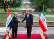 عکس/ دیدار وزرای خارجه عراق و ایران