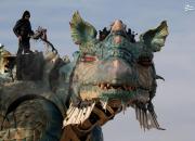 عکس/ غرش اژدهای غول پیکر در فرانسه