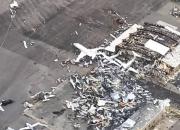 عکس/ نابودی ده‌ها هواپیما در آمریکا