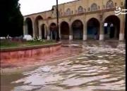 میدان تاریخی کرمان غرق شد +فیلم