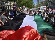 فیلم/ تظاهرات حمایت از فلسطین در شیکاگو