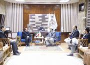 دیدار معاون سفیر ایران با سرپرست وزارت تجارت طالبان