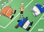 کاریکاتور/ اثرات قرنطینه روی فوتبال