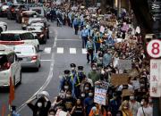 عکس/ تظاهرات ضدنژادپرستی در خیابان‌های ژاپن