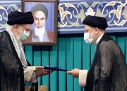 عکس/ لحظه تنفیذ حکم سیزدهمین ریاست جمهوری اسلامی ایران