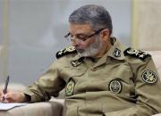 سرلشکر موسوی درگذشت رئیس ستاد دفاعی هند را تسلیت گفت