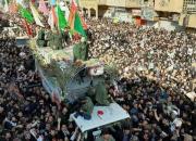 عکس/ خودروی حامل پیکر سردار سلیمانی