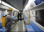 عکس/ ضدعفونی واگن‌های مترو را ببینید