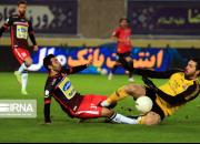 عکس/ دیدار تیم‌های فوتبال پرسپولیس و نساجی