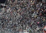 عکس/ میدان تایمز در قرق معترضان