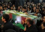 مراسم وداع با شهدای غواص در 4 نقطه تهران برگزار می‌گردد