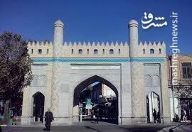 فیلم/ کتیبه ۲۴۰ ساله دروازه خیابان تبریز