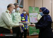 عکس/ قدردانی رییس پلیس تهران از کادر درمانی