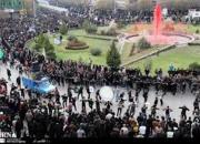 برگزاری مراسم عزاداری خیابانی در پارسیان