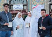 عکس/ عروس‌ها و دامادهای دانشجو در انتخابات