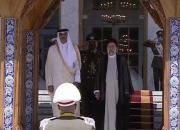 عکس/ استقبال رئیسی از امیر قطر در کاخ سعدآباد