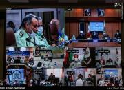 عکس/ جلسه ویدئو کنفرانسی نیروی انتظامی