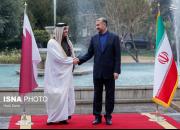 عکس/ دیدار وزیر امور خارجه قطر با امیر عبداللهیان
