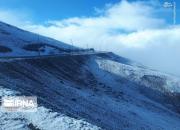 عکس/ بارش برف بهاری در ارتفاعات خلخال