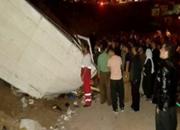 جزئیات واژگونی اتوبوس در یزد