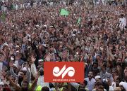 فیلم/ تظاهرات مردم کراچی در حمایت از عمران خان