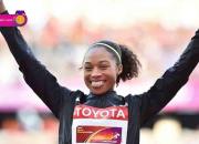 دونده زن رکورد سریع‌ترین مرد جهان را شکست