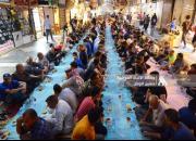 عکس/ سفره افطار بزرگ در شهر کاظمین