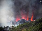 عکس/ فوران آتشفشان در جزایر قناری