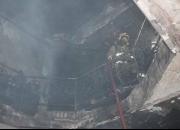 منزل قدیمی ۳ طبقه در «نظام آباد» در آتش سوخت