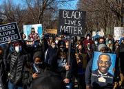 راهپیمایی آمریکایی‌ها در آستانه محاکمه قاتل «جورج فلوید» +عکس