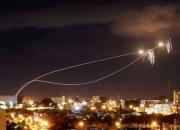 فیلم/ شادی مردم در لحظه موشک‌باران اسرائیل