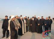 عکس/ استقبال نماینده ولی فقیه در خراسان رضوی از پیکر شهدا