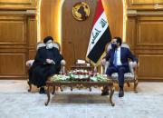 عکس/ دیدار آیت الله رئیسی با رئیس مجلس نمایندگان عراق