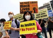 عکس/ تظاهرات علیه نژادپرستی به شرق آسیا رسید