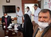 عکس/ بازدید دو نماینده منتخب تهران از قرنطینه بیمارستان