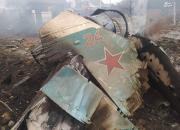 تصاویر جدید از محل سقوط جنگنده روس