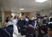 عکس/ بازدید رئیس جمهور از بیمارستان رازی اهواز